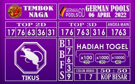 Prediksi Togel german hari ini 06 Maret 2022