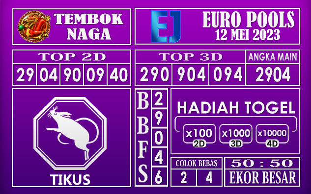 PREDIKSI TOGEL EURO